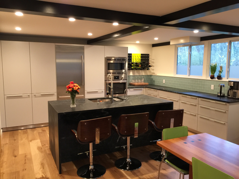 Modern Bulthaup kitchen renovation in Lexington, MA